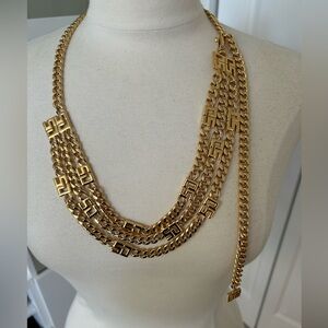 St John gold logo belt